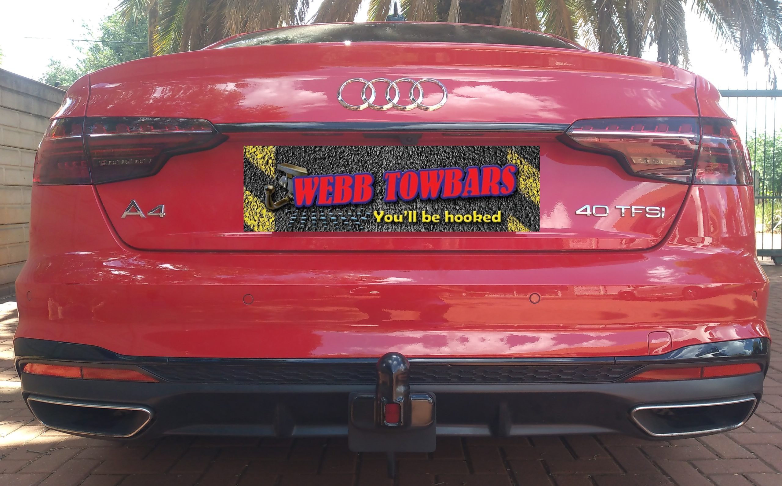 Professional Installation of Audi A4 Towbar at Webb Towbars Fitment Centre