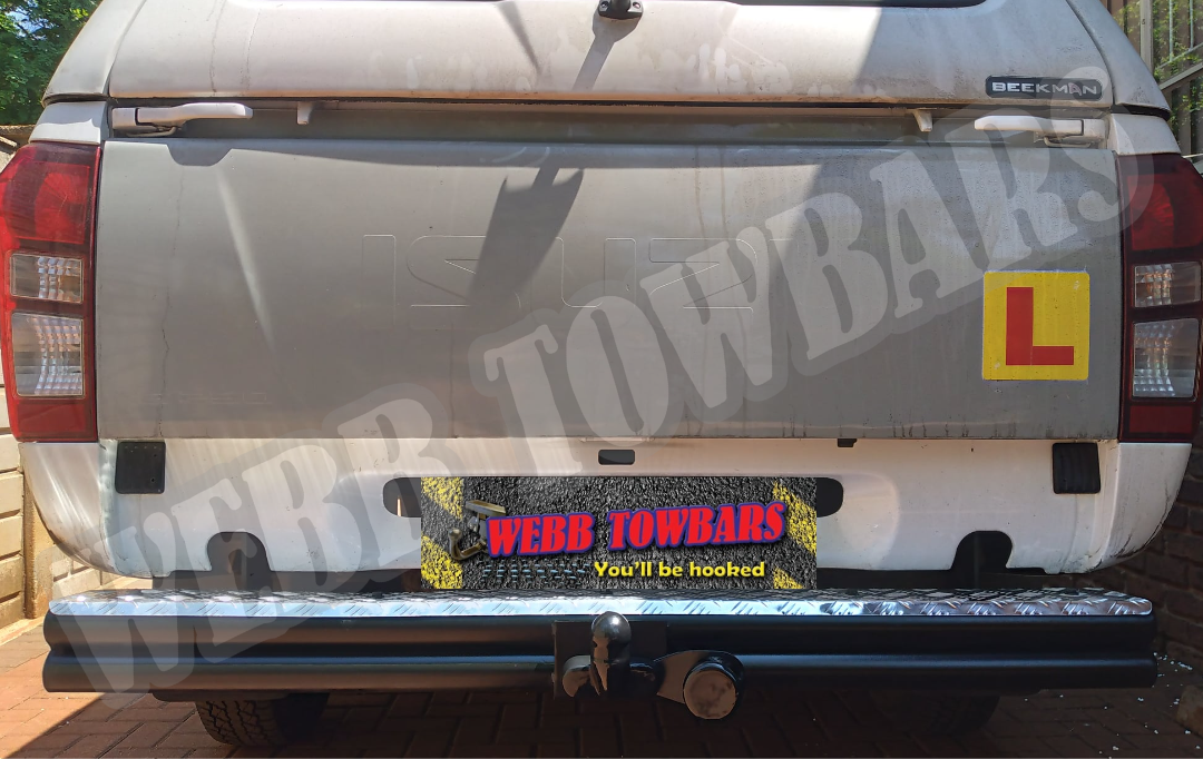 Isuzu KB Single Cab - Double Tube & Step Towbar by Webb Towbars Gauteng, South Africa - Enhance the Functionality and Style of Your Isuzu Pickup with this Premium Towbar