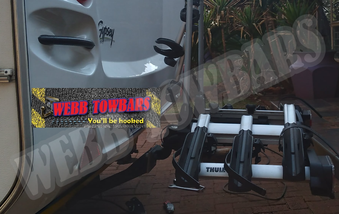 Gypsey Caravan Standard Towbar with Bicycle Rack | Webb Towbars Gauteng, South Africa