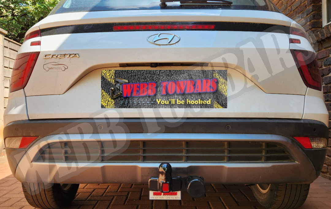 Hyundai Creta with Standard Towbar by Webb Towbars in Gauteng, South Africa