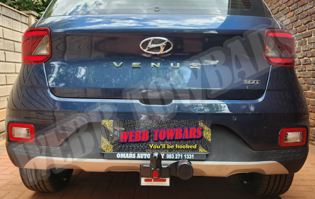 Hyundai Venue with Standard Towbar by Webb Towbars in Gauteng, South Africa