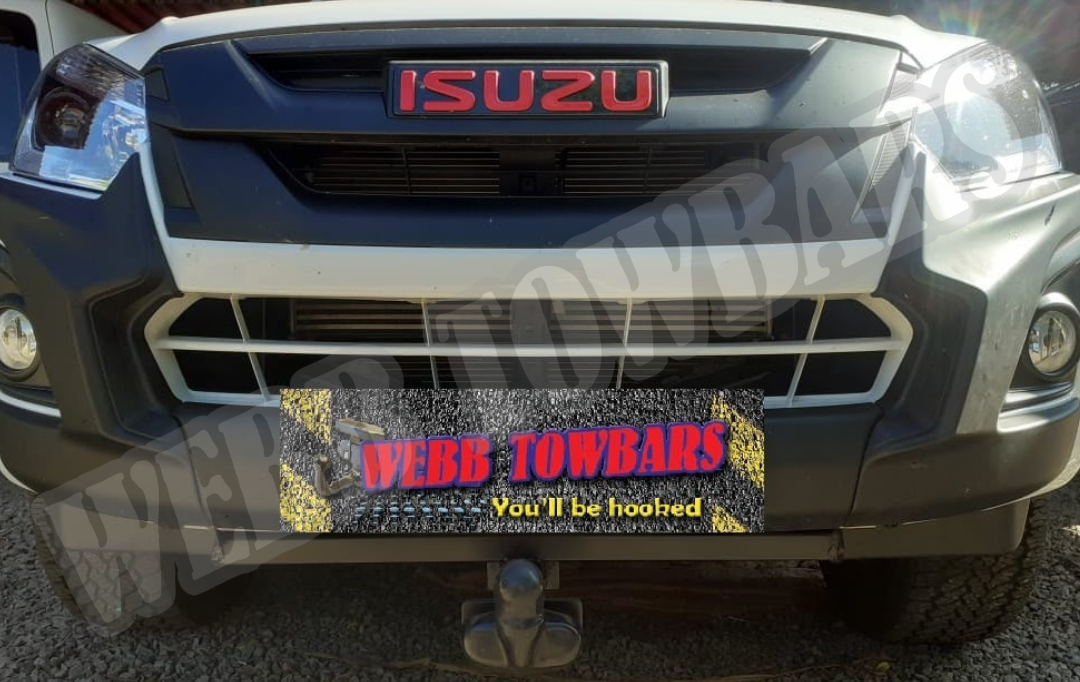 Isuzu D-Max with Front Standard Towbar by Webb Towbars in Gauteng, South Africa