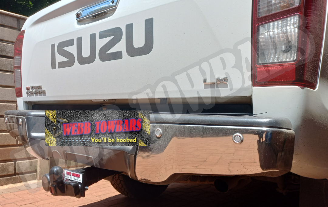 Isuzu D-TEQ with Standard Towbar by Webb Towbars in Gauteng, South Africa