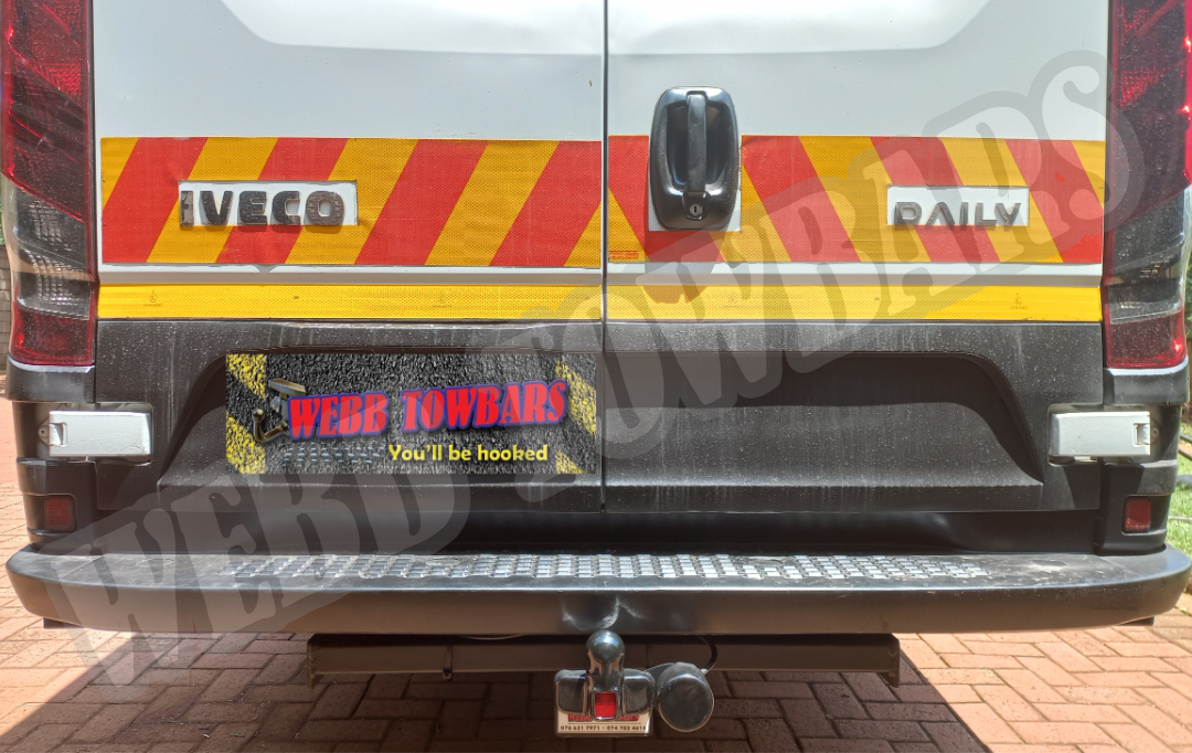 Iveco Daily with Standard Towbar by Webb Towbars in Gauteng, South Africa