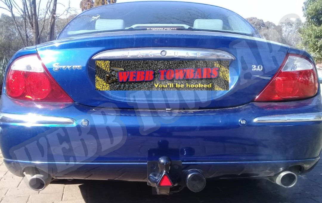 Jaguar S-Type with Standard Towbar by Webb Towbars in Gauteng, South Africa