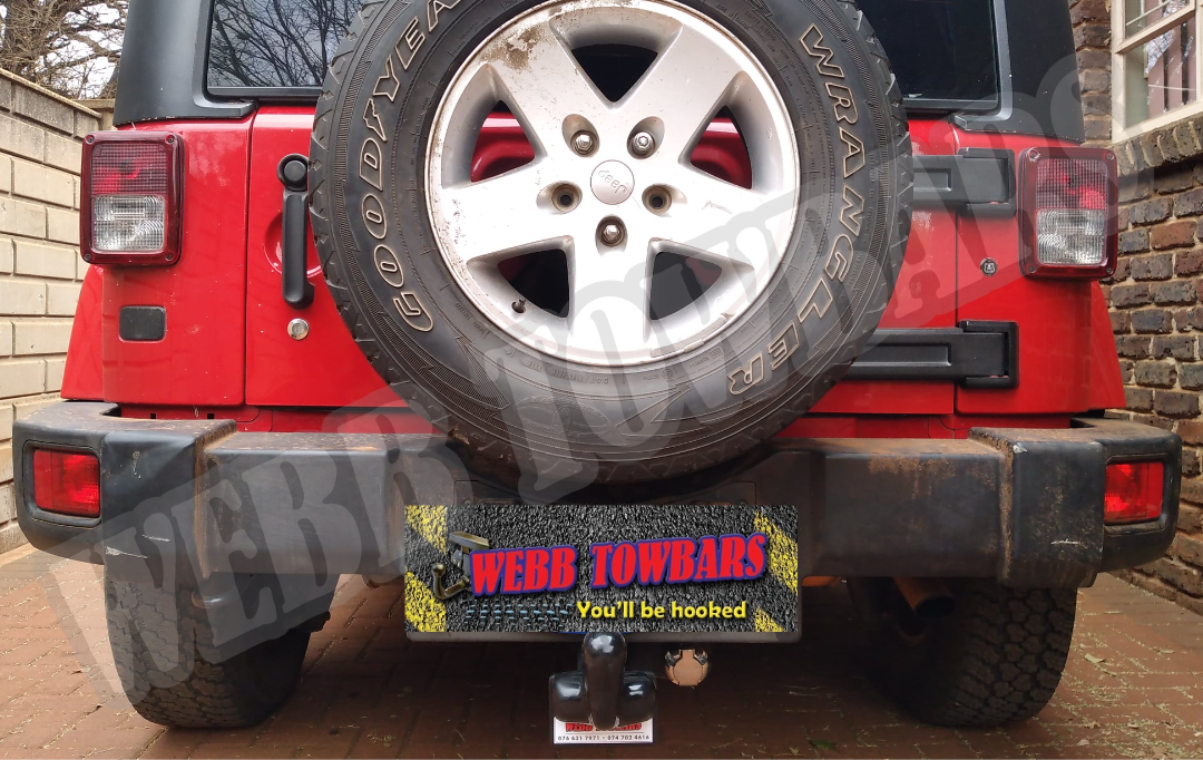 Jeep Wrangler - Detachable Towbar by Webb Towbars Gauteng, South Africa - Versatile Towing Solution for Your Jeep Off-Roader