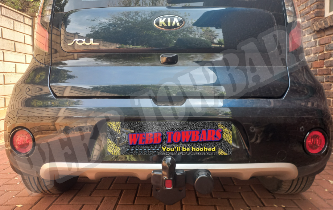Kia Soul with Standard Towbar by Webb Towbars in Gauteng, South Africa