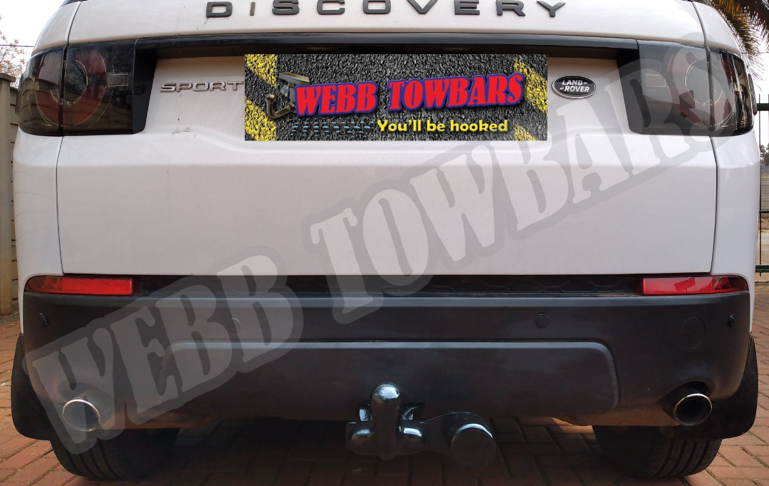 Land Rover Discovery Sport with Standard Towbar by Webb Towbars in Gauteng, South Africa