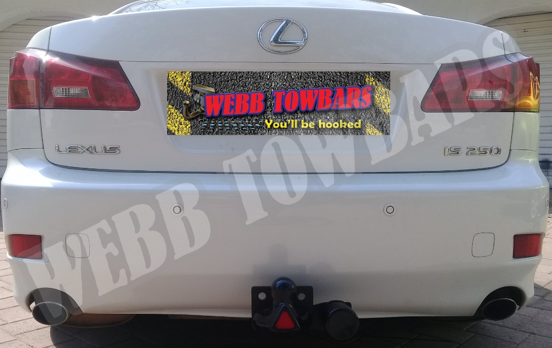 Lexus IS250 with Standard Towbar by Webb Towbars in Gauteng, South Africa