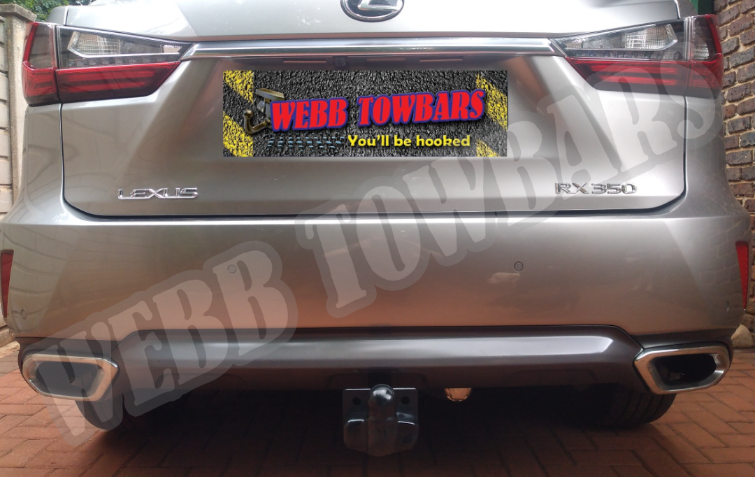 Lexus RX350 with Detachable Towbar by Webb Towbars in Gauteng, South Africa