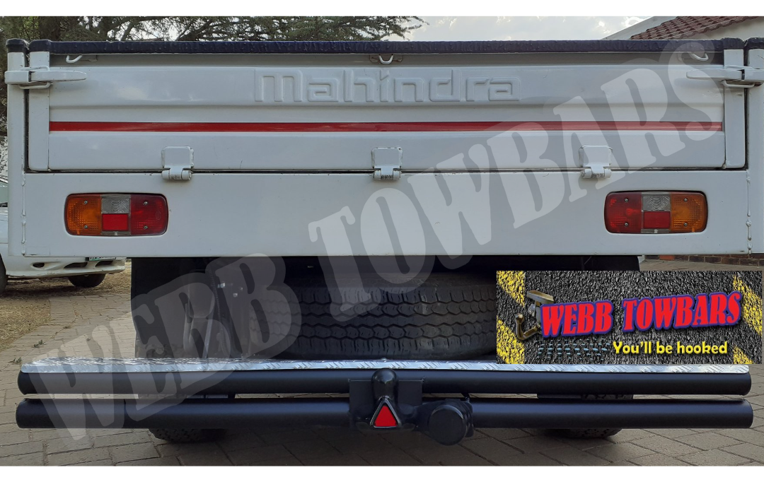 Mahindra Bolero with Double Tube & Step Towbar by Webb Towbars in Gauteng, South Africa