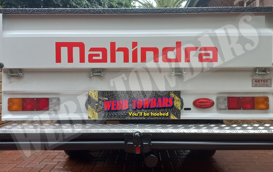 Mahindra Pik Up with Double Tube and Step Towbar by Webb Towbars in Gauteng, South Africa