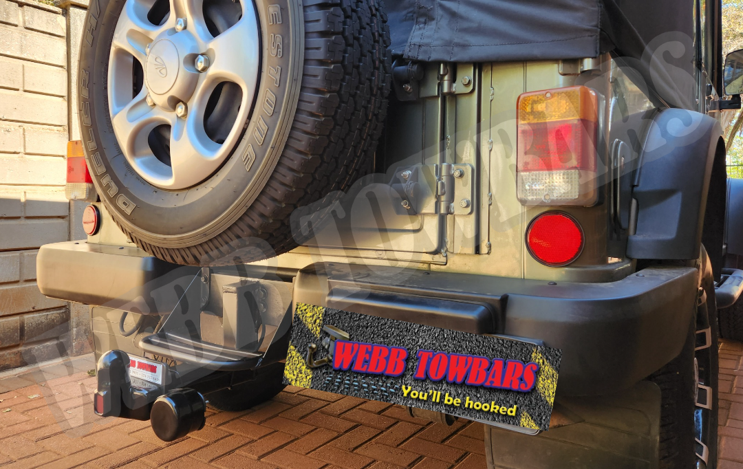 Mahindra Thar - Standard Towbar by Webb Towbars Gauteng, South Africa - Enhanced Towing Capability for Your Off-Road Adventures