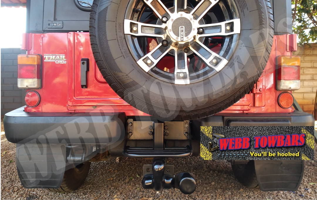 Mahindra Thar with Standard Towbar by Webb Towbars in Gauteng, South Africa