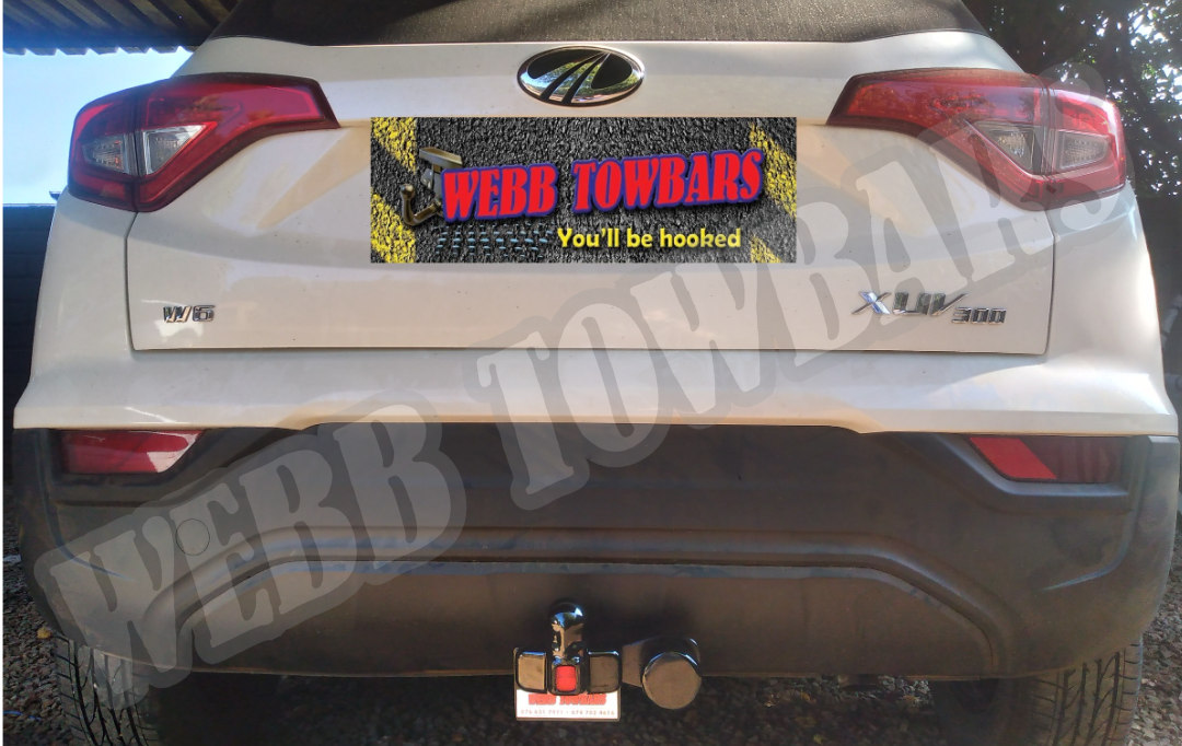 Mahindra XUV300 with Standard Towbar by Webb Towbars in Gauteng, South Africa