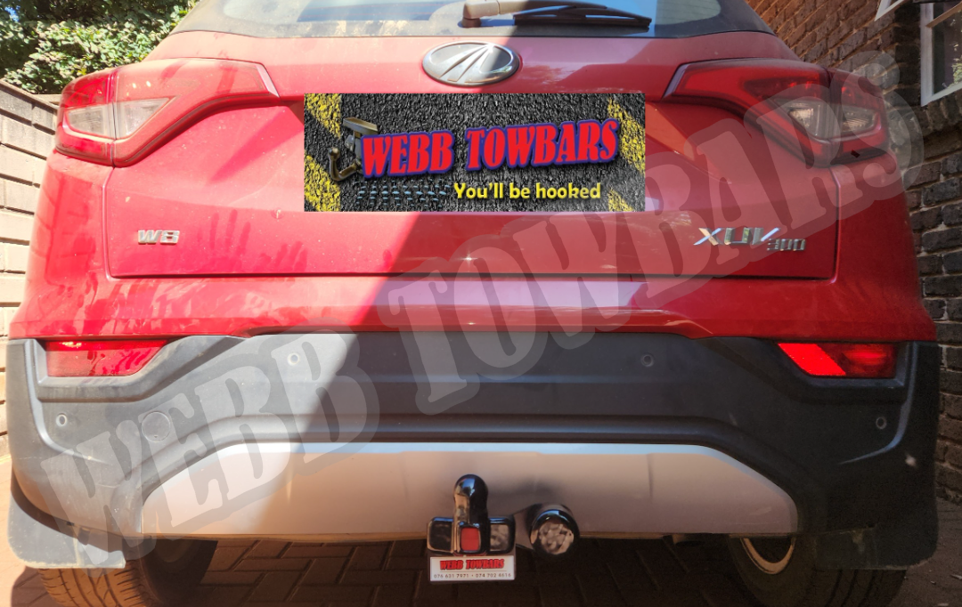 Mahindra XUV300 with Standard Towbar by Webb Towbars in Gauteng, South Africa