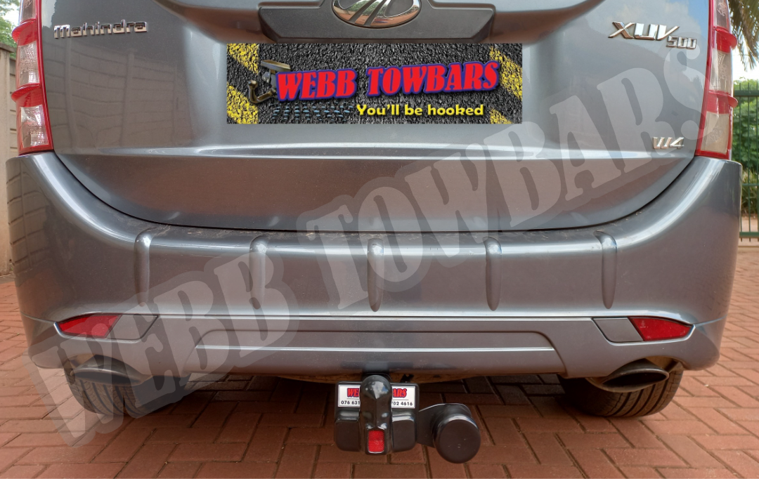 Mahindra XUV500 with Standard Towbar by Webb Towbars in Gauteng, South Africa