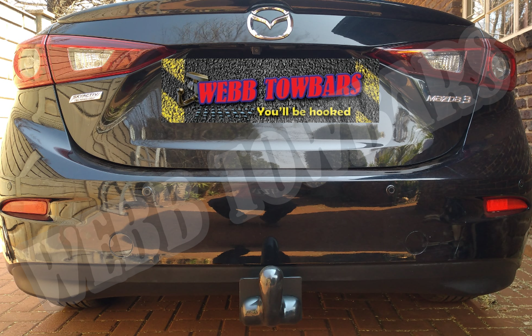 Mazda 3 Sedan - Detachable Towbar by Webb Towbars Gauteng, South Africa - Versatile Towing Solution for Your Mazda Sedan