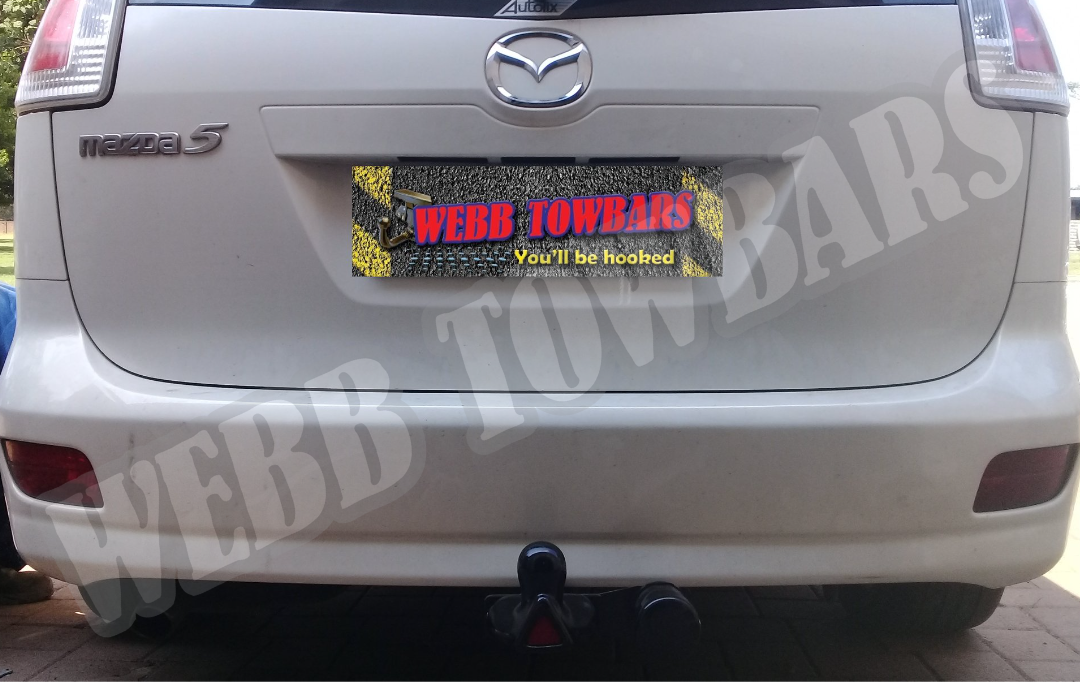 Mazda 5 with Standard Towbar by Webb Towbars in Gauteng, South Africa
