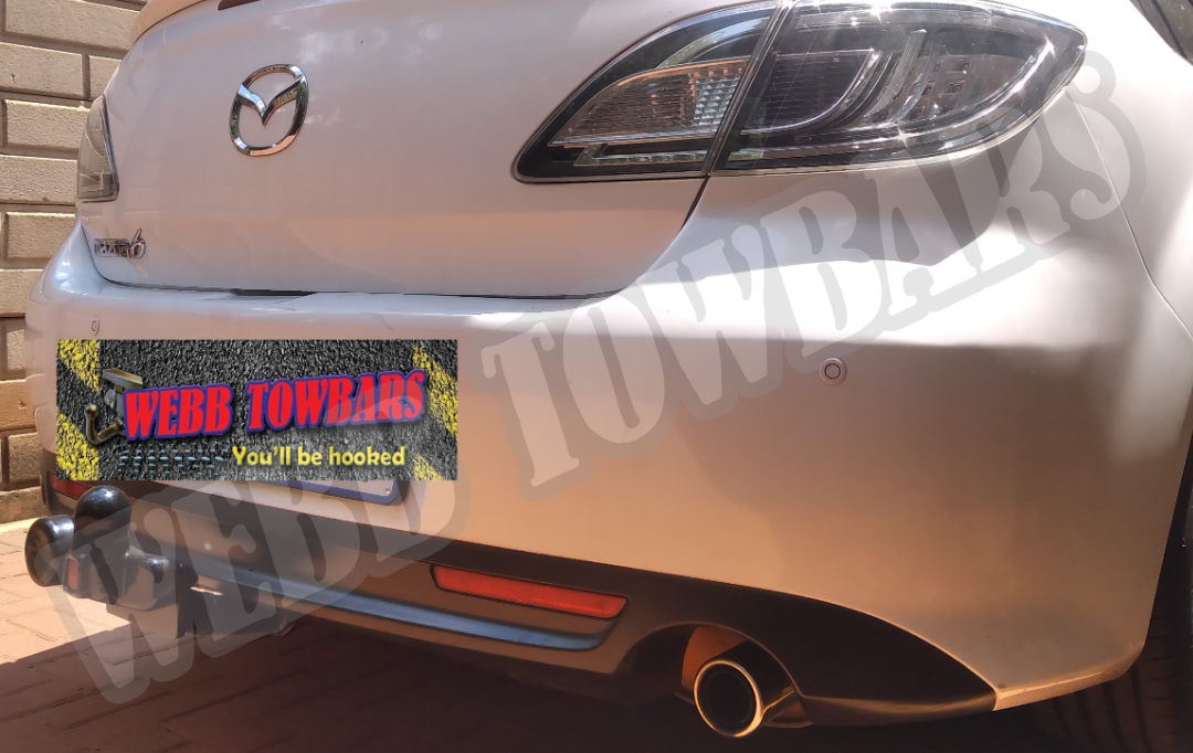 Mazda 6 with Standard Towbar by Webb Towbars in Gauteng, South Africa