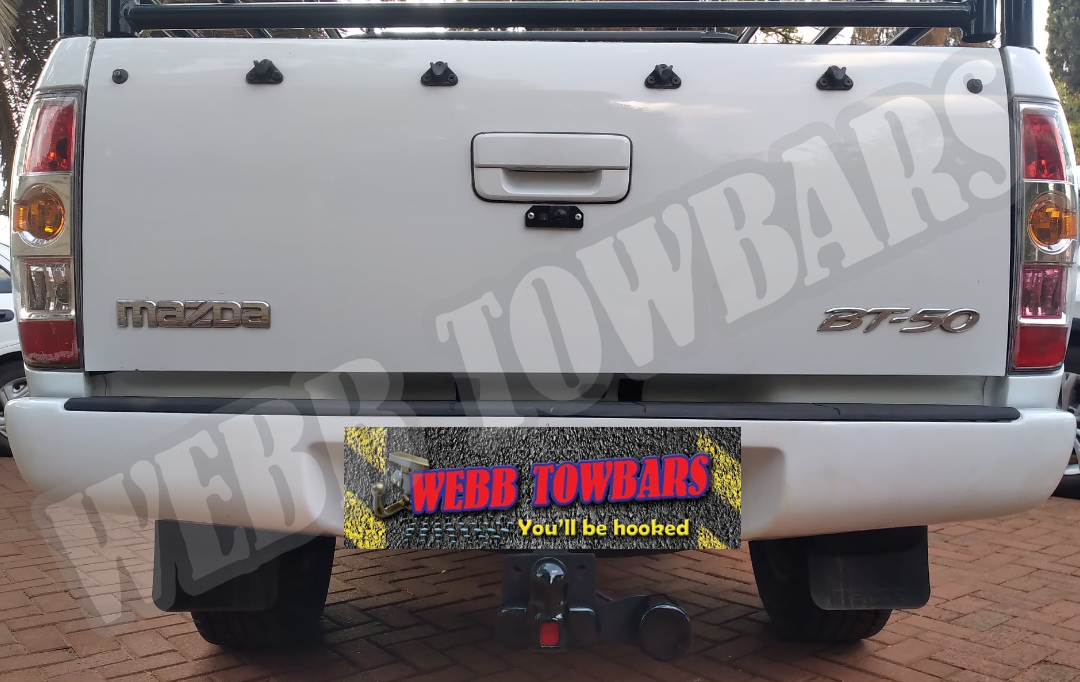 Mazda BT-50 with Standard Towbar by Webb Towbars in Gauteng, South Africa