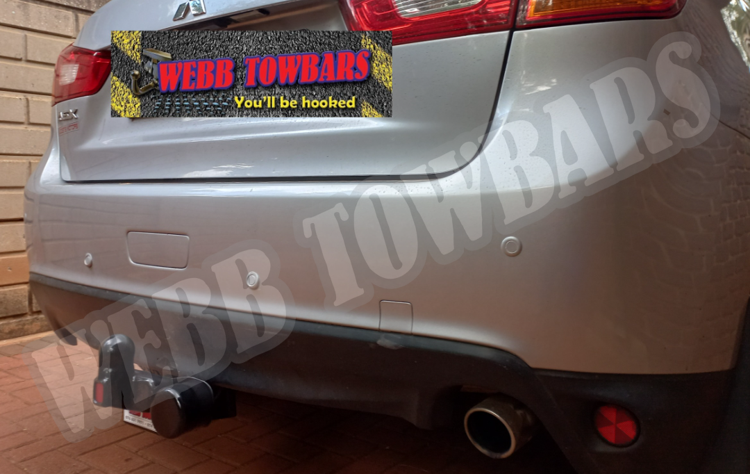 Mitsubishi ASX with Standard Towbar by Webb Towbars in Gauteng, South Africa