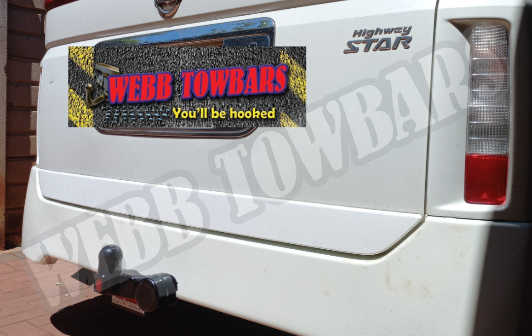 Nissan Elgrand with Standard Towbar by Webb Towbars in Gauteng, South Africa