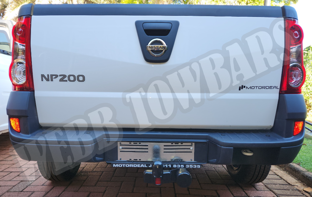 Nissan NP200 with Standard Towbar by Webb Towbars in Gauteng, South Africa