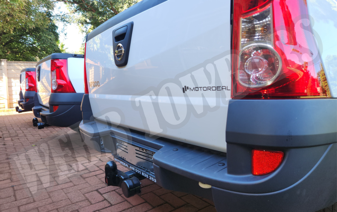 Nissan NP200 with Standard Towbar by Webb Towbars in Gauteng, South Africa