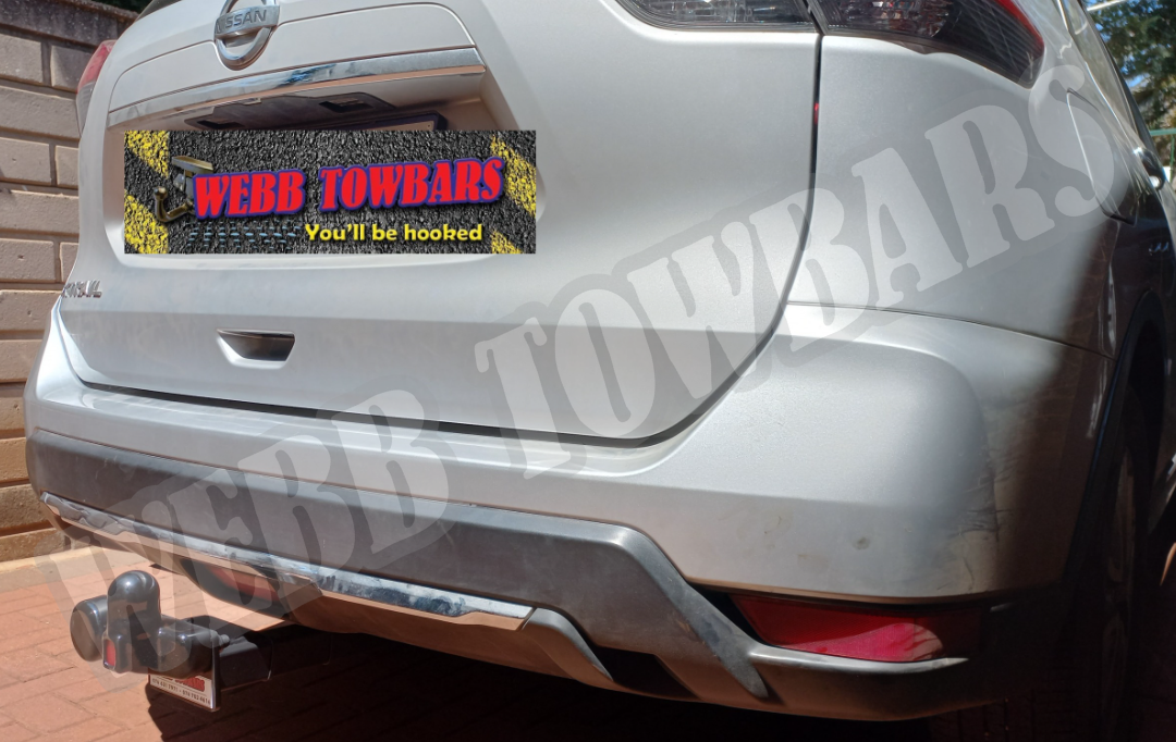 Nissan X-Trail with Standard Towbar by Webb Towbars in Gauteng, South Africa