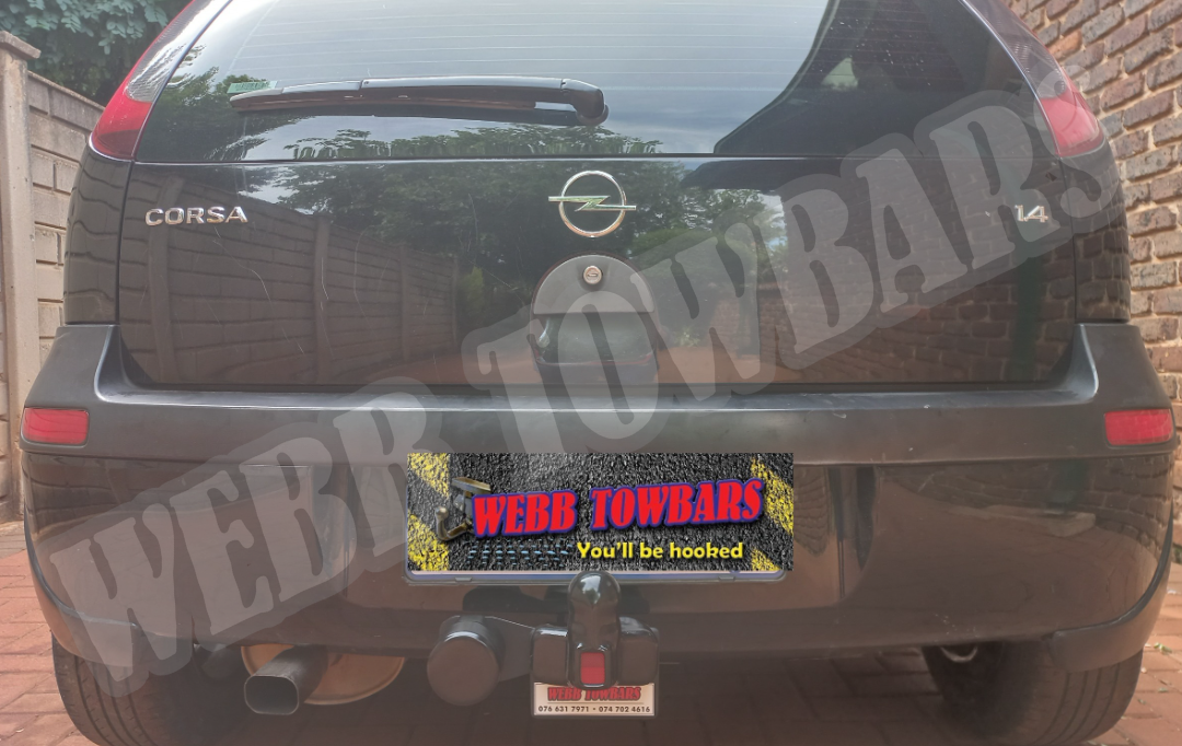 Opel Corsa - Standard Towbar by Webb Towbars in Gauteng, South Africa