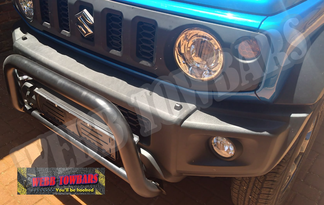 Suzuki Jimny - Nudge Bar by Webb Towbars, Gauteng, South Africa - Stylish Protection and Off-Road Readiness for Your Suzuki Jimny!