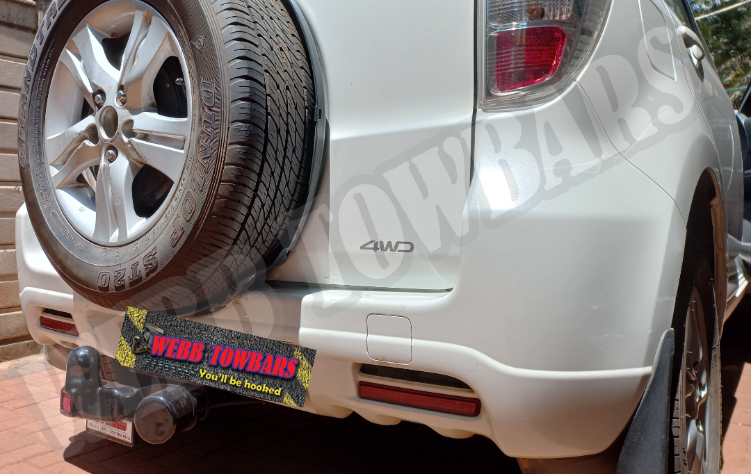 Daihatsu Terios - Standard Towbar by Webb Towbars: Manufactured and Fitted in Gauteng, South Afric