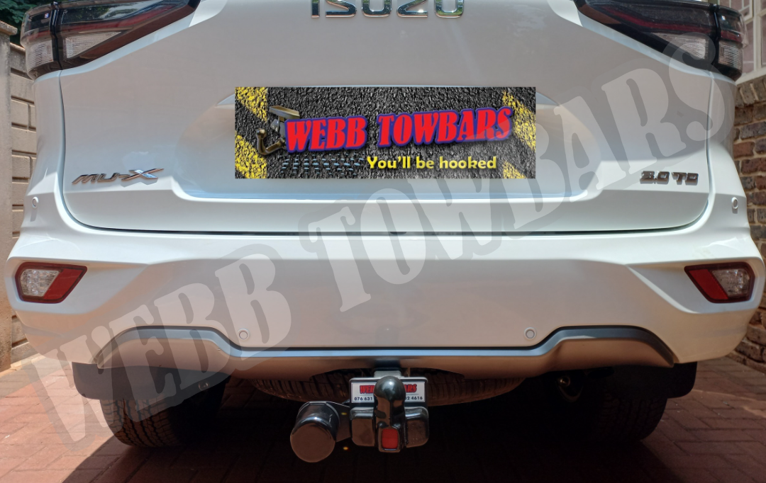 Isuzu MU-X - Standard Towbar by Webb Towbars: Manufactured and Fitted in Gauteng, South Africa