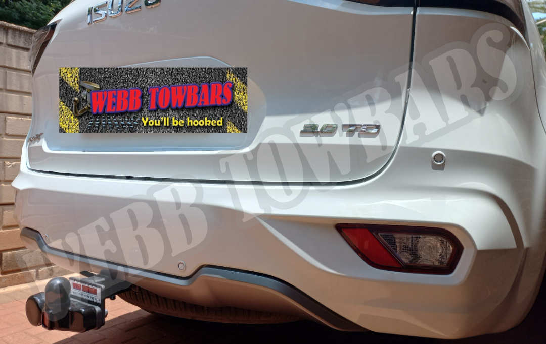 Isuzu MU-X - Standard Towbar by Webb Towbars: Manufactured and Fitted in Gauteng, South Africa