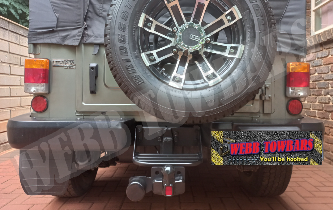 Mahindra Thar - Standard Towbar by Webb Towbars: Manufactured and Fitted in Gauteng, South Africa