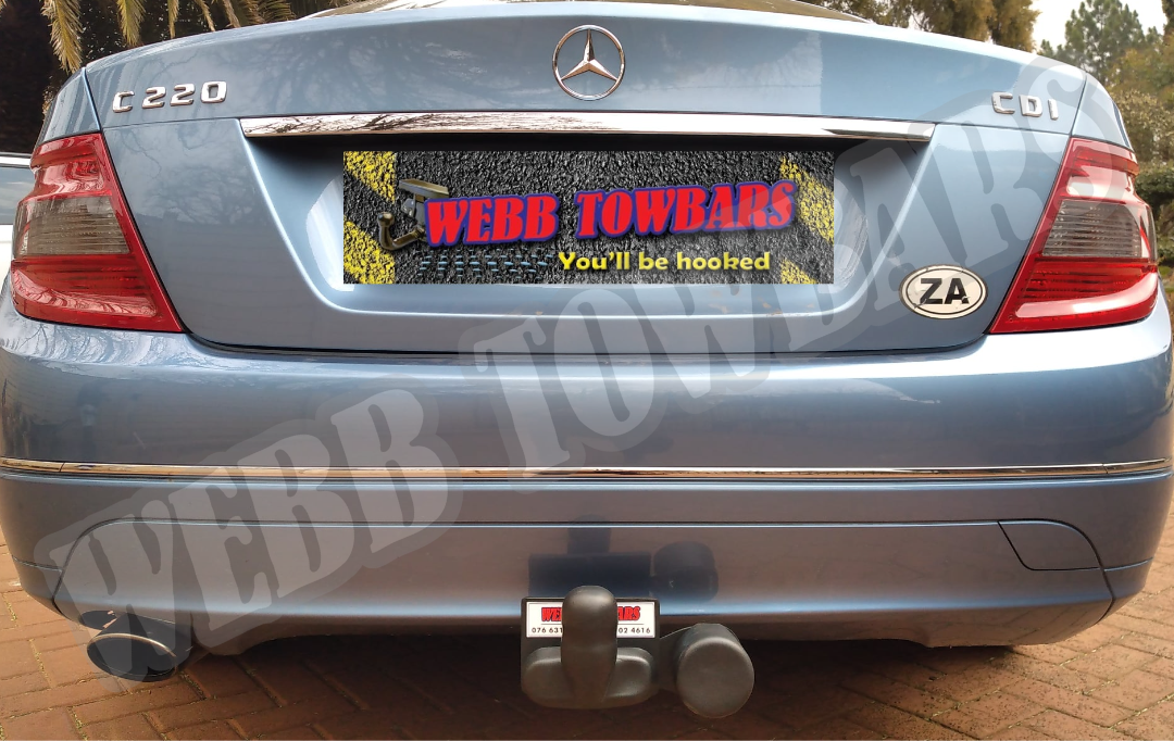 Mercedes Benz C220 - Standard Towbar by Webb Towbars: Manufactured and Fitted in Gauteng, South Africa