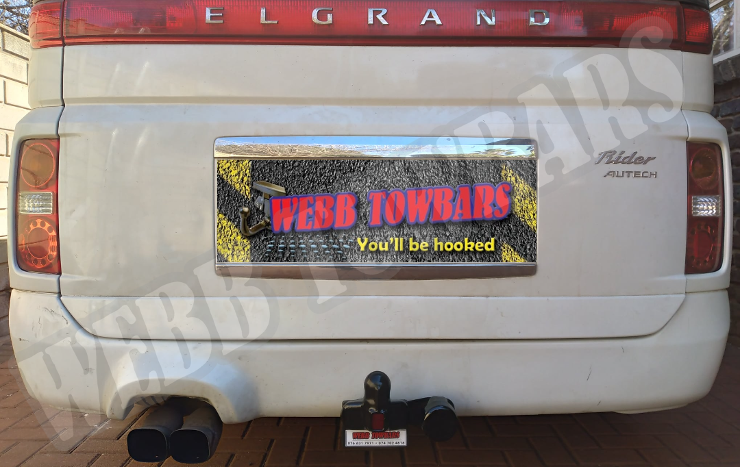 Nissan Elgrand - Standard Towbar by Webb Towbars Gauteng, South Africa - Reliable Towing Solution for Your Nissan Luxury MPV