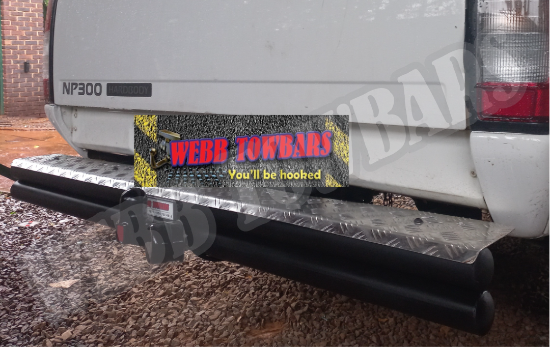 Nissan NP300 - Double Tube and Step Towbar by Webb Towbars: Manufactured and Fitted in Gauteng, South Africa