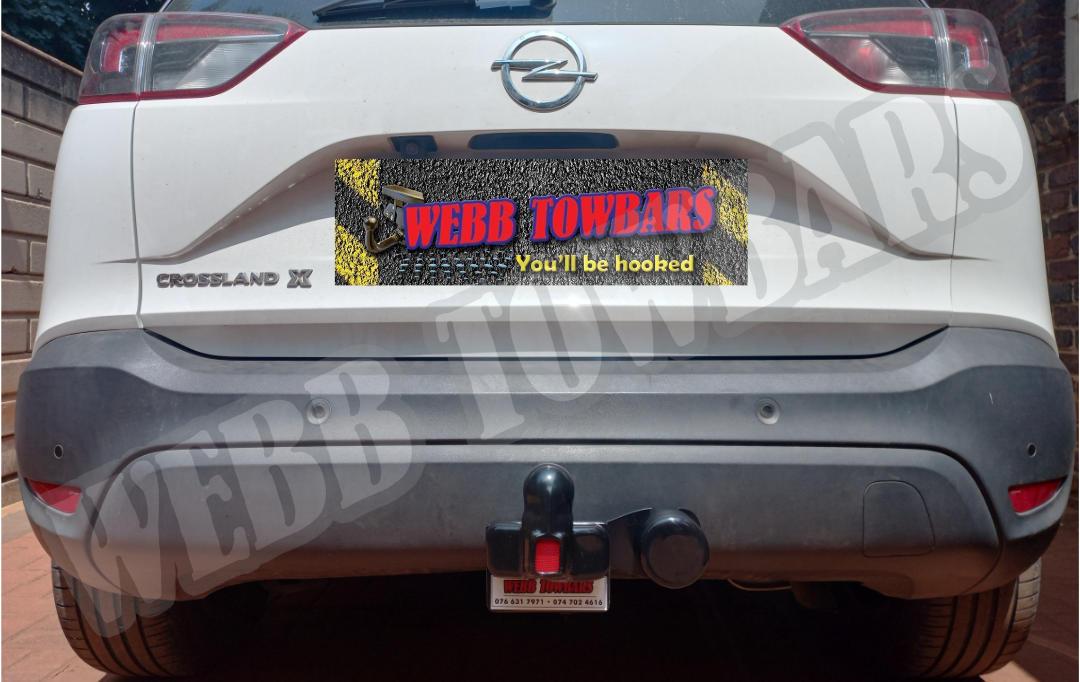 Opel Crossland X - Standard Towbar by Webb Towbars: Manufactured and Fitted in Gauteng, South Africa