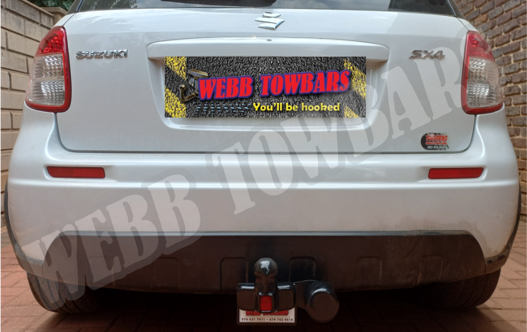 Suzuki SX4 - Standard Towbar by Webb Towbars: Manufactured and Fitted in Gauteng, South Africa