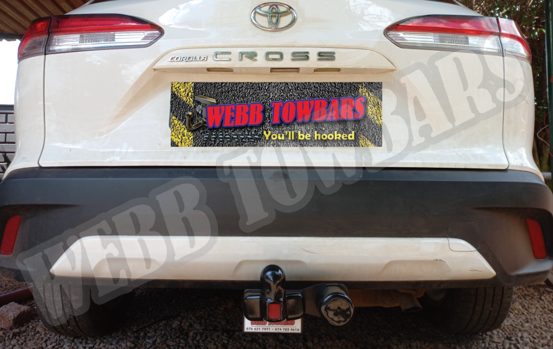 Toyota Corolla Cross - Standard Towbar by Webb Towbars: Manufactured and Fitted in Gauteng, South Africa