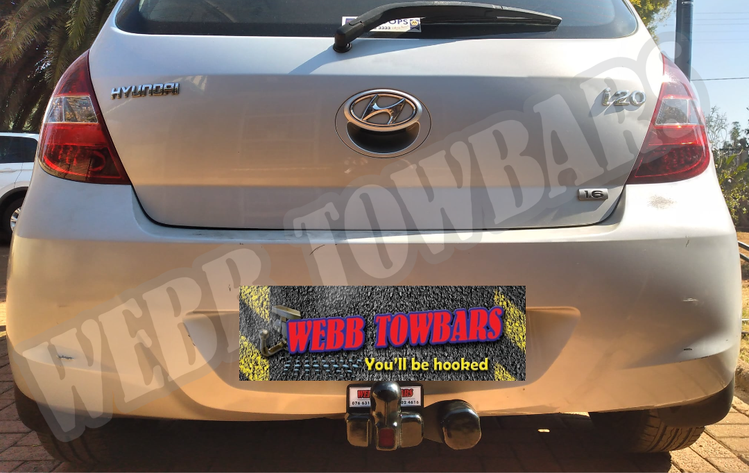 Hyundai i20 - Standard Towbar by Webb Towbars in Gauteng, South Africa