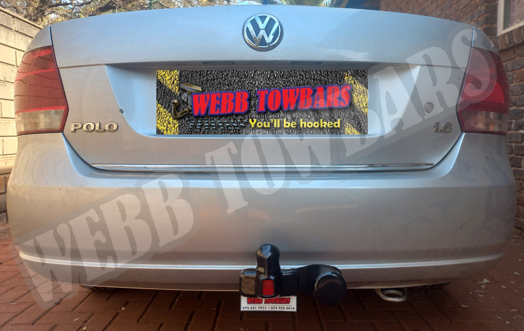 Volkswagen Polo Sedan - Standard Towbar by Webb Towbars: Manufactured and Fitted in Gauteng, South Africa