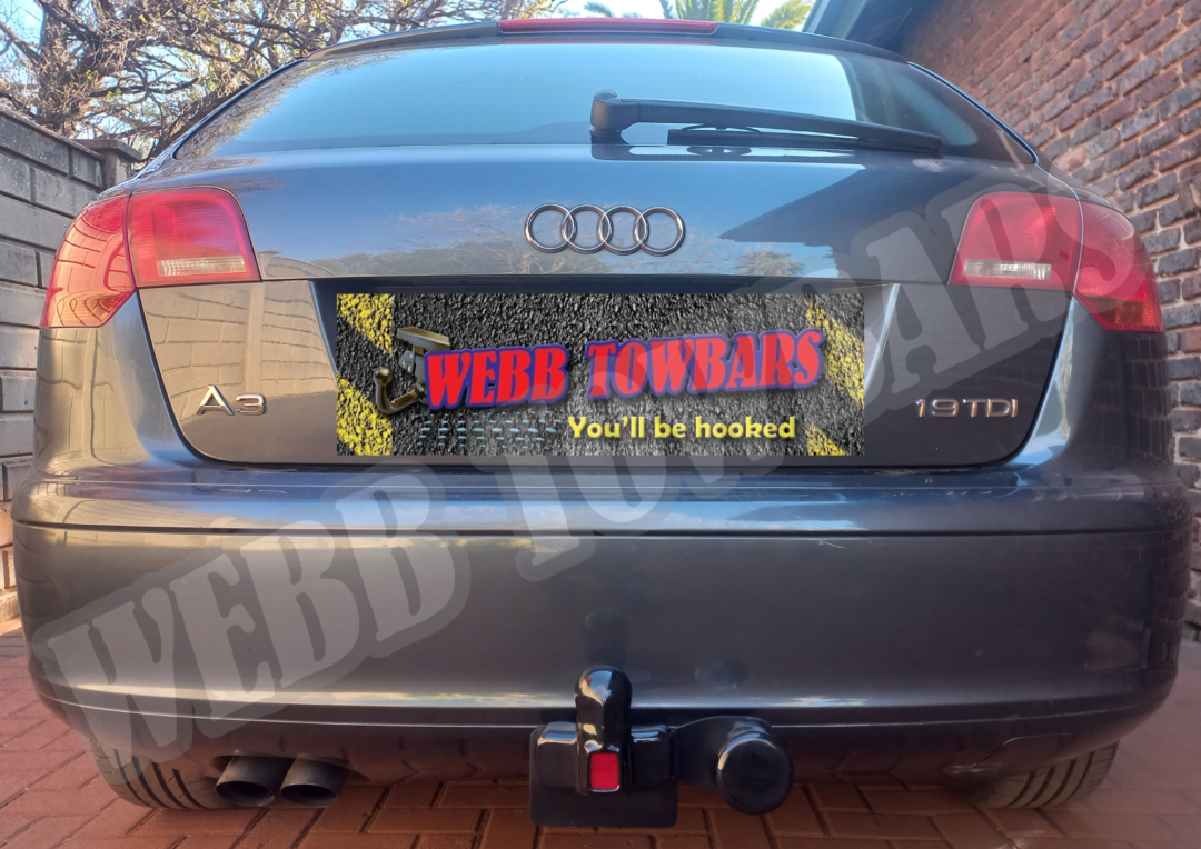 Audi A3 Hatchback - Standard Towbar by Webb Towbars in Gauteng, South Africa