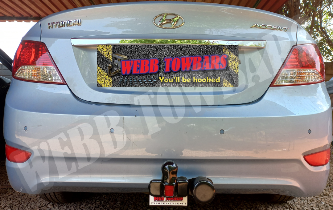 Hyundai Accent Sedan - Standard Towbar by Webb Towbars in Gauteng, South Africa