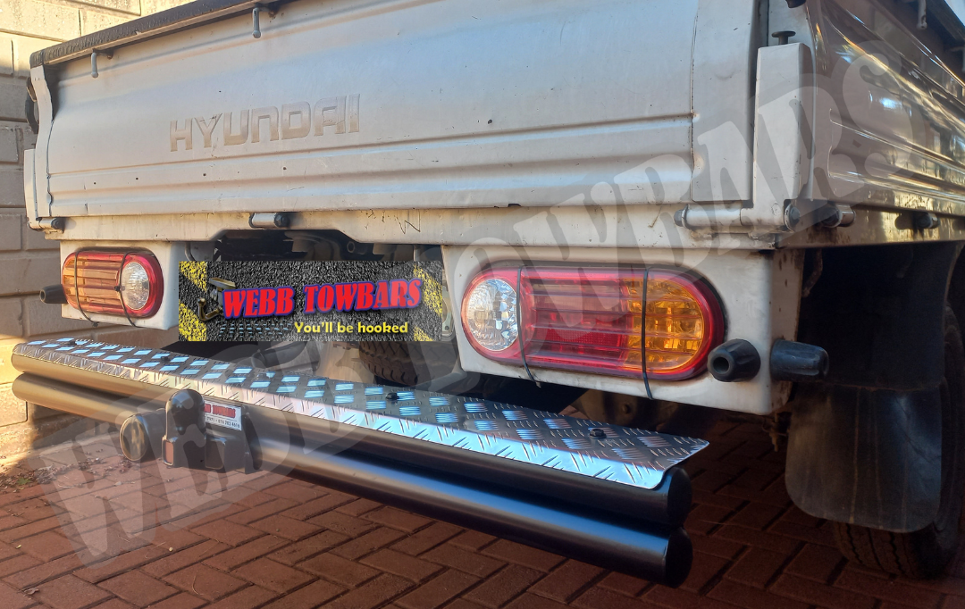 Hyundai H100 - Double Tube and Step Towbar by Webb Towbars in Gauteng, South Africa