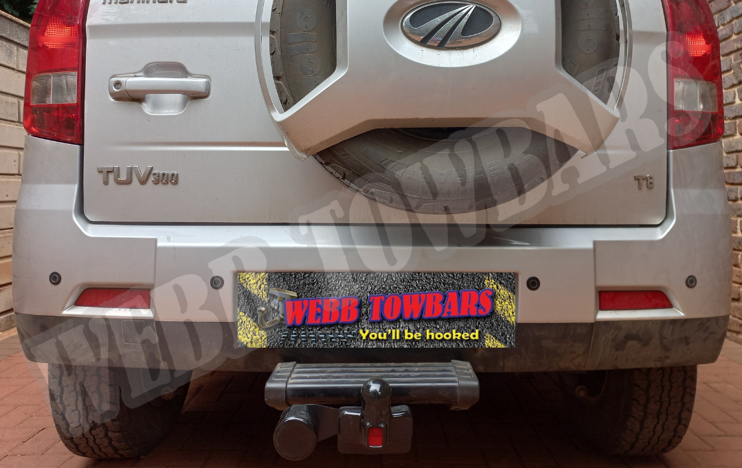 Mahindra TUV300 with Standard Towbar by Webb Towbars in Gauteng, South Africa