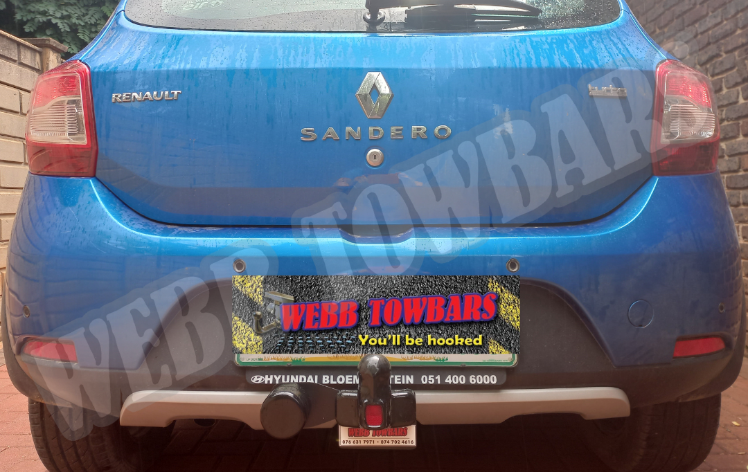 Renault Sandero - Standard Towbar by Webb Towbars Gauteng, South Africa - Convenient Towing Solution for Your Renault Hatchback