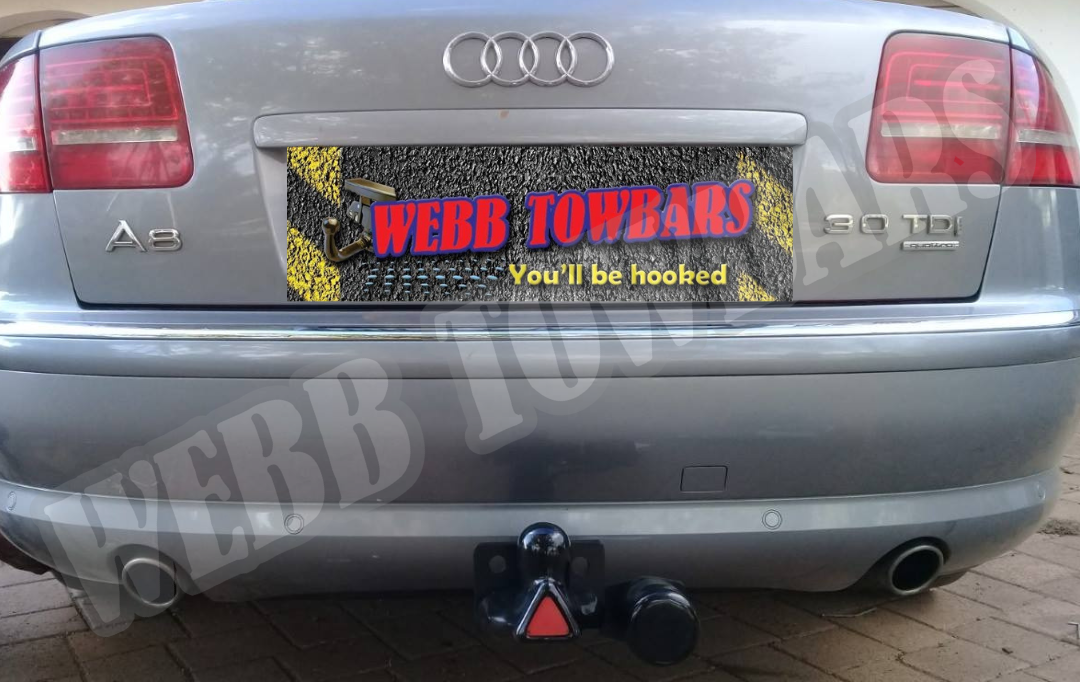 Audi A8 Sedan - Standard Towbar by Webb Towbars: Manufactured and Fitted in Gauteng, South Africa